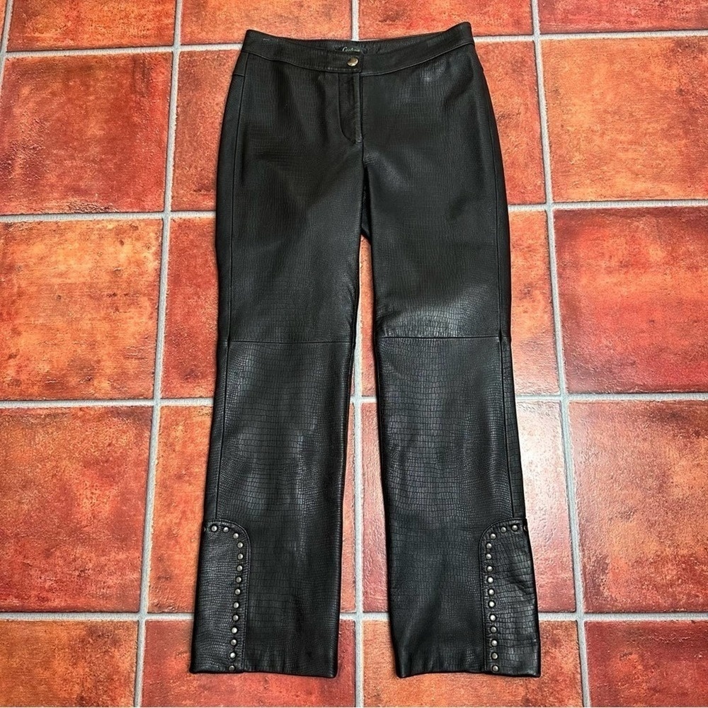 Cortina Studded Leather Pants